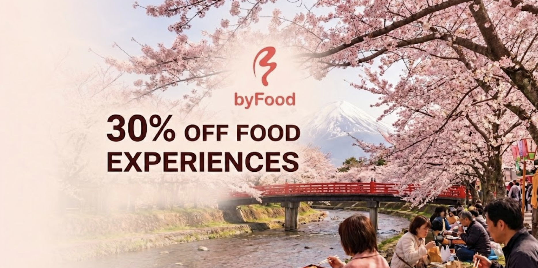 sakura seizoen 30% korting met byfood
